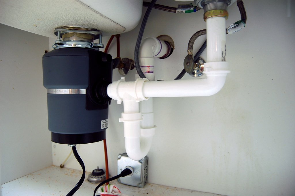 Under-sink garbage disposal system installation